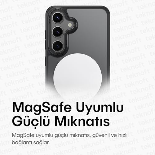 Galaxy S24 FE için Symple Serisi ile Uyumlu Metal Alaşım Lens Çerçeveli ve Metal Tuş Takımlı Ultra Güçlü Darbeye Dayanıklı Yumuşak Silikon Mat Kılıf