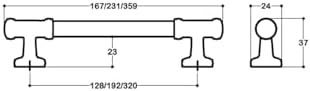 Alternative view of 4660 Modern Kulp Rose Renk 320 Mm Rose Tek Ebat Ssy4660 0320 Rs-Rs