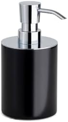 Tezgah Üstü Sıvı Sabunluk 250 Ml Siyah-Krom Renk 160X80X103 Mm Siyah Tek Ebat Ba2003 006 Al6-Cr