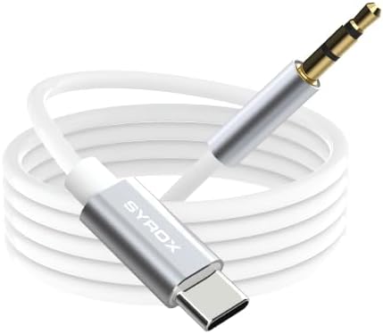 DT24T-J Type-C - 3.5mm AUX Dönüştürücü 1mt Ses Kablosu - Beyaz