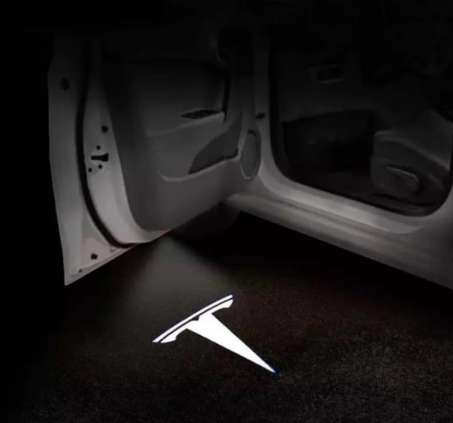 Model Y ile Uyumlu Araç Kapısı HD LED Projektör Işığı (Logo) - Yüksek Çözünürlük