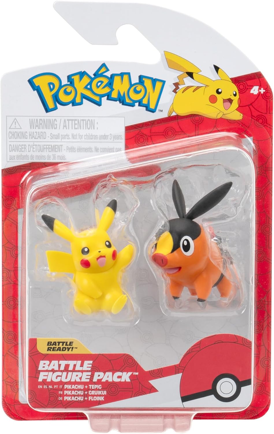 Pokemon Battle 2'li Figür Seti Pikachu & Tepig