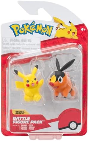 Alternative view of Pokemon Battle 2'li Figür Seti Pikachu & Tepig