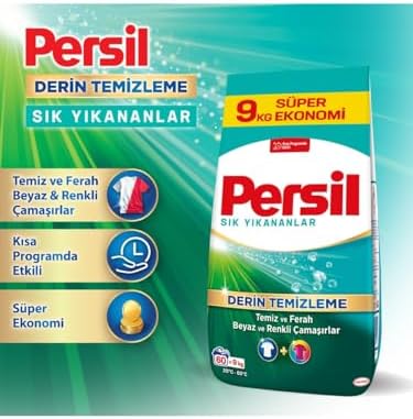 Alternative view of Persil Toz Sık Yıkananlar Çamaşır Deterjanı 9 Kilogram 60 Yıkama, Sık Yıkananlar 9kg