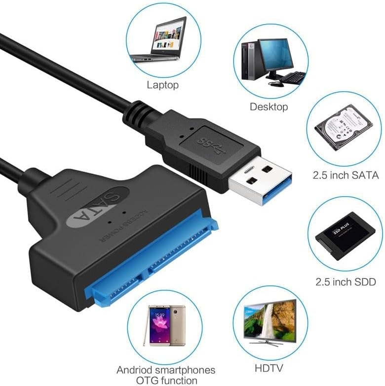 Alternative view of 6944 Usb 3.0 Yüksek Hızlı 2.5 Inç Sata Ssd Ve Hdd Harddisk Kablosu Tek Bir Aparat ile Tüm Disklerinize USB 3.0 Hızıyla Erişin!
