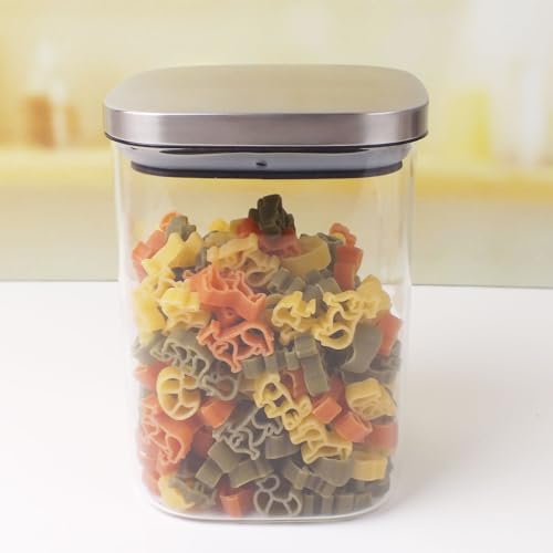Alternative view of 700ml Sızdırmaz Vakumlu Metal Kapaklı Borosilikat Cam Kavanoz – Hava Geçirmez & Dayanıklı Gıda Saklama Kabı (10cm x 13cm)