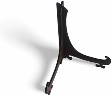 Tabak ve Süs Levhaları Antik Kesim Gerçek Ahşap 4'lü Tabak Teşhir Ayağı 13x11
