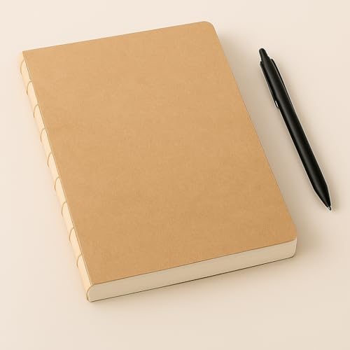 Alternative view of Özel Tasarım Kapaklı A4 Defter - 180 Derece Açılabilir, Sırtı Dikişli,%100 El İşçiliği, Ofis, Okul, Günlük Kullanım İçin İdeal Defter (Noktalı)