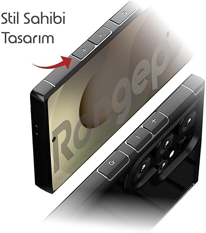 Alternative view of Galaxy S25 Ultra için Şok Emici Silikon Kenarlı Şeffaf Kılıf Arkası Sararmaya Karşı Sert PC Yapılı Parmak İzi Tutmayan Çizilme ve Darbelere Dayanıklı Premium Hibrit Kılıf (Siyah)