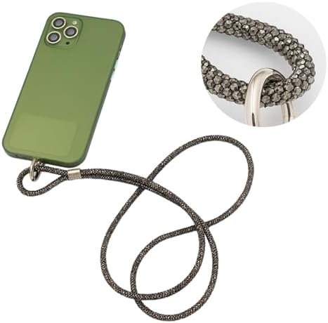 - Cep Telefonu Boyun Askısı, Swarovski Taşlı Işıltılı Askı, Ayarlanabilir, Metal Halkalı, Hafif & Şık Askı İpi, Suya Dayanıklı Tasarım -