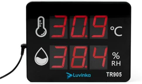 Alternative view of TR905 Büyük LED Ekranlı Duvar Tipi Dijital İç Mekan Termohigrometre