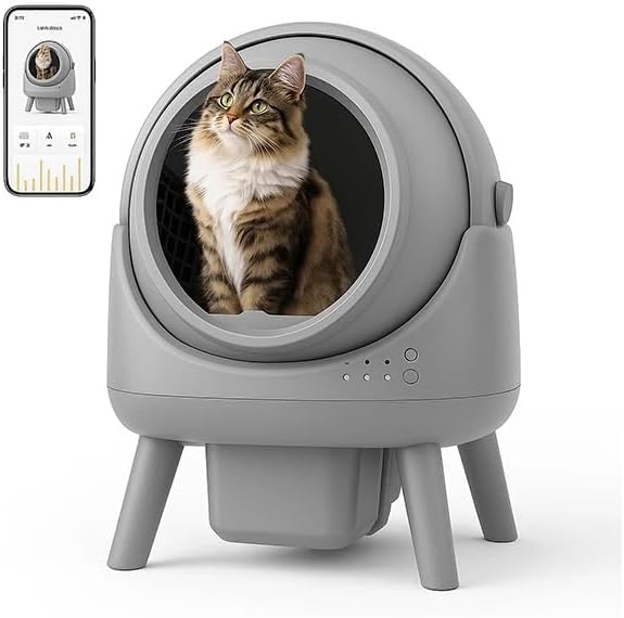 ELS Pet Otomatik Koku Kontrollü Akıllı Kedi Tuvaleti