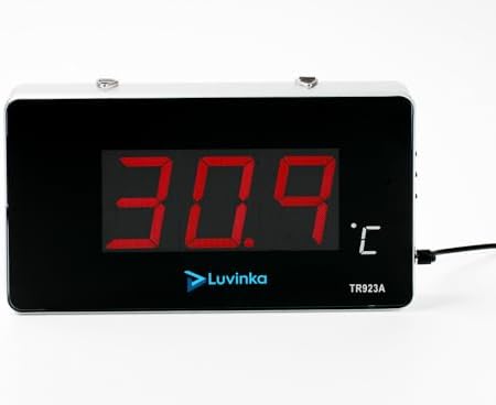 Alternative view of TR923A Büyük LED Ekranlı Duvar Tipi Dijital İç Mekan Termometresi