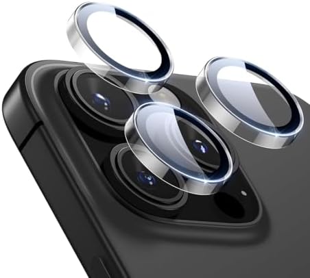 Alternative view of Uyumlu IPG ProLENS Şeffaf Kamera Lens Koruyucu – HD Netlik, Çizilmez Alumina Silikat Temperli Cam, Şeffaf Halkalı Bireysel Lens Kapağı (15 Pro/Pro Max)