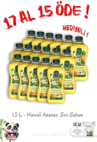Alternative view of 17 Al 15 Öde Hawaii Ananas Sıvı Sabun 1.5 L