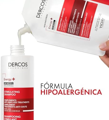 VICHY Dercos Energy+ Dökülme Karşıtı Şampuan Yeniden Dolum Paketi 390 ml