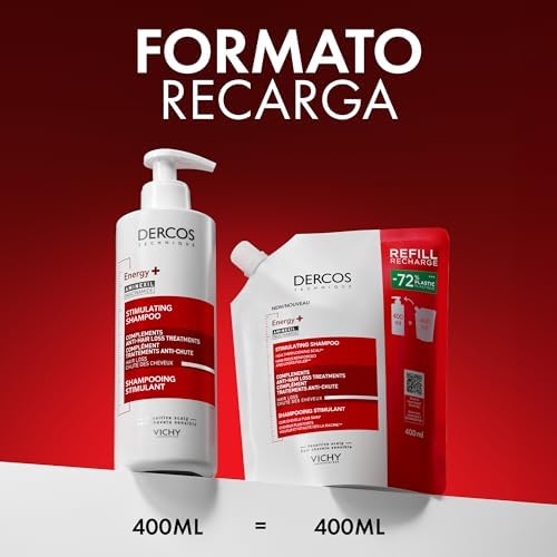 Alternative view of VICHY Dercos Energy+ Dökülme Karşıtı Şampuan Yeniden Dolum Paketi 390 ml