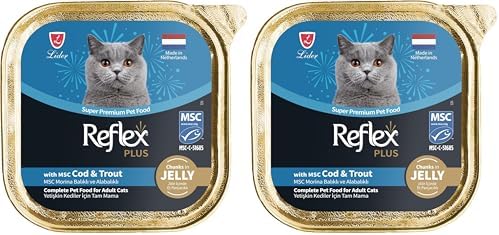 Alternative view of Reflex Plus Chunks In Jelly With Cod&Trout Yetişkin Kedi Maması 85 Gr 2li paket