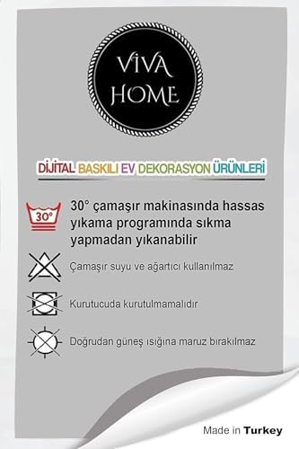 Alternative view of Viva Füme Premium Tay Tüyü Leke Tutmaz Kumaş Geometrik Çift Taraflı Kırlent Yastık Kılıfı Krl1123