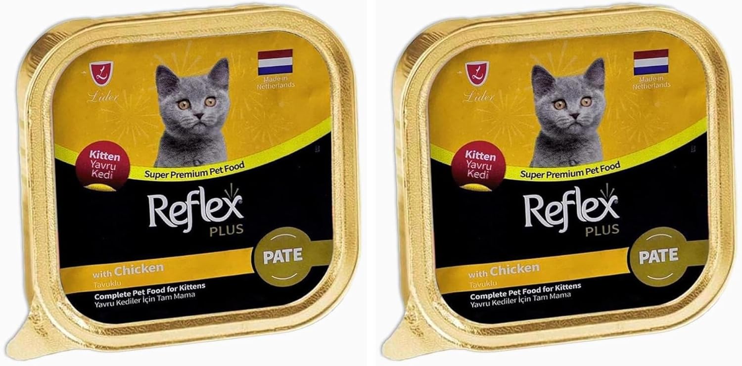 Alternative view of Reflex Plus Pate With Orgranic Chicken Adult Cat 85 Gr 2li paket
