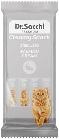 Alternative view of Dr.Sacchi Kedi Ödül Sıvı Steril Salmon Kedi Maması, 4'lü