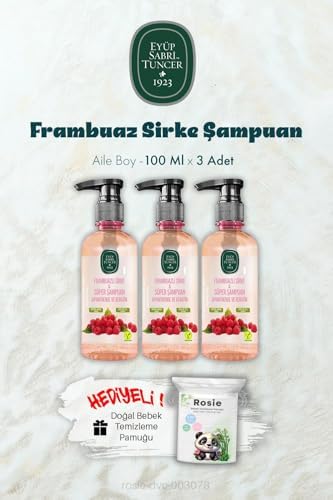 100 ML Frambuaz Sirke Şampuan X 3 ve ROSIE Hediyeli