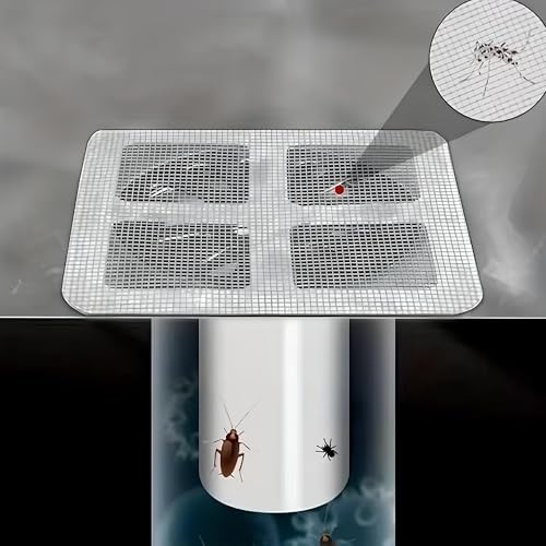 10'lu Banyo ve Mutfak Lavabo Gider Filtresi – Haşere ve Böcek Önleyici, Saç, Kıl, Tüy Tıkanma Karşıtı, Dayanıklı Tasarım