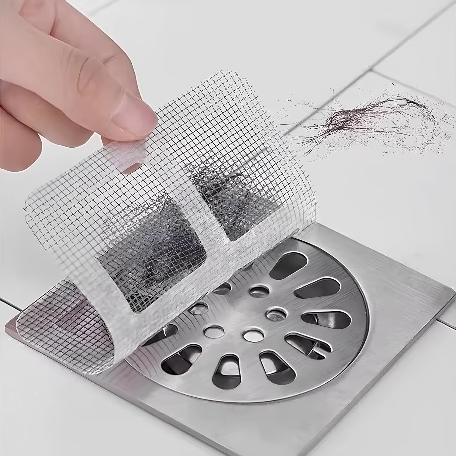 Alternative view of 10'lu Banyo ve Mutfak Lavabo Gider Filtresi – Haşere ve Böcek Önleyici, Saç, Kıl, Tüy Tıkanma Karşıtı, Dayanıklı Tasarım