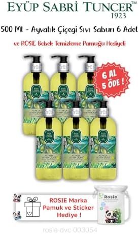 Alternative view of Ayvalık Zeytin Çiçeği 6 AL 5 ÖDE Sıvı Sabun 500 ML ve ROSIE Hediyeli
