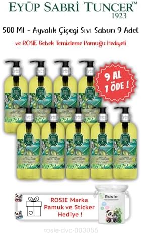 9 AL 7 ÖDE Ayvalık Zeytin Çiçeği Sıvı Sabun 500 ML ve ROSIE Hediyeli