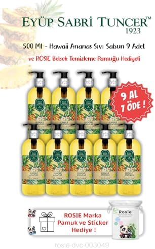 9 AL 7 ÖDE Sıvı Sabun Hawaii Ananas 500 ML ve ROSIE Hediyeli