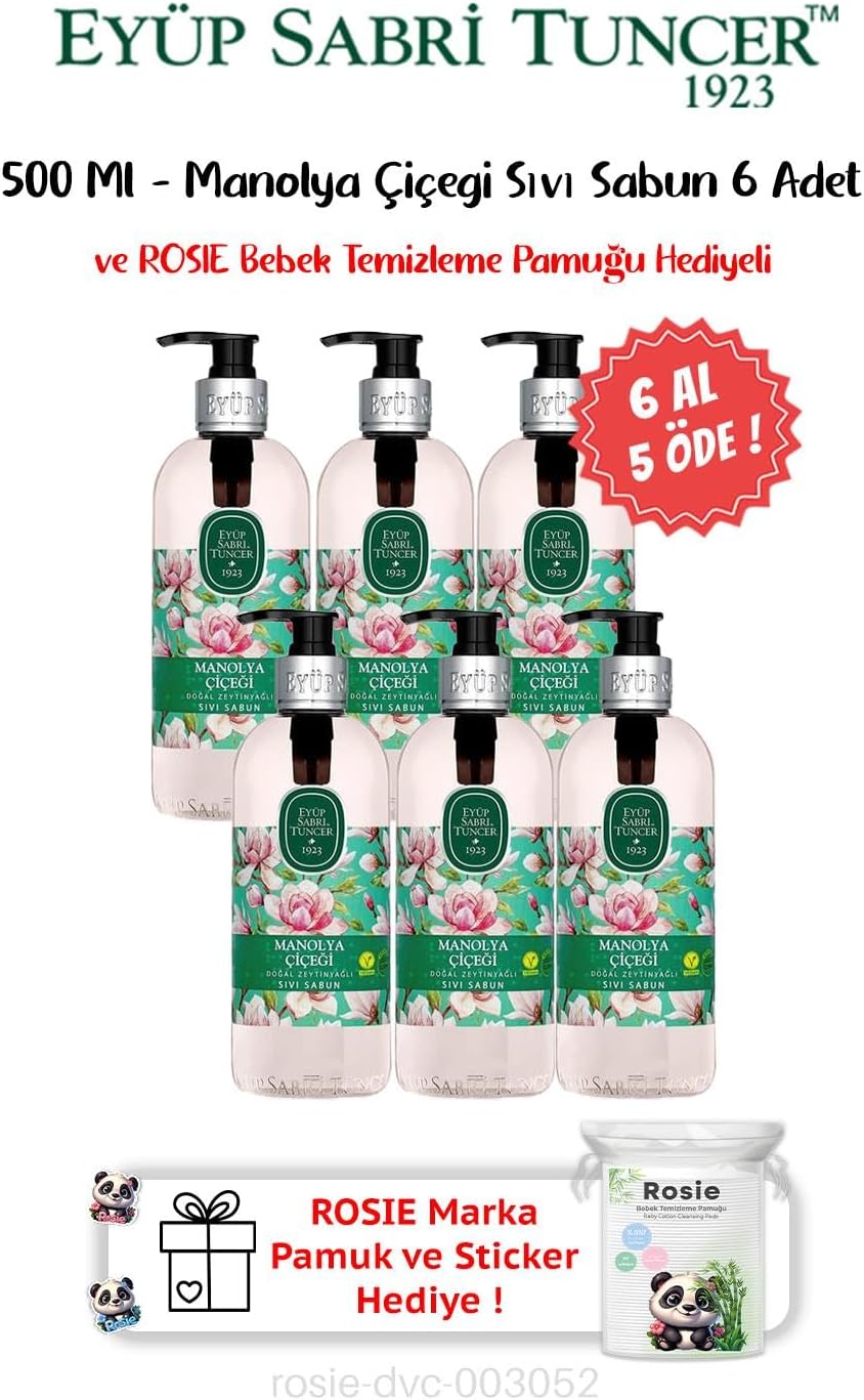 Alternative view of Manolya Çiçeği 6 AL 5 ÖDE Sıvı Sabun 500 ML ve ROSIE Hediyeli