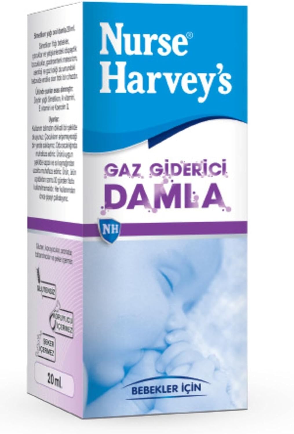 Alternative view of nurse harvey's Gaz Giderici Bitkisel Damla 20 Ml P01224