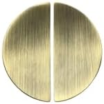 Alternative view of 4716 Yarım Daire Kulp Oval Antik Renk Tek Adet 16 Mm Antik Tek Ebat Ssy4716 0016 Abm