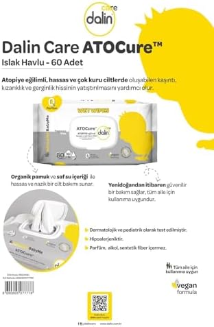 Alternative view of dalin Atocure Islak Mendil 60'lı 84553