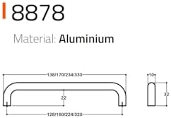 8878 Modern Kulp Renk 128 Mm Tek Ebat Ssy8878 0128 Gl