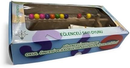 Alternative view of SmartMath Abacus Game Set – 2 Kişilik Ahşap Matematik Oyunu | Abaküs ile Sayı Öğrenme & Toplama Kartları | Eğitici STEM Seti | Çocuklar için Yılbaşı Hediyelik Zeka Oyunu