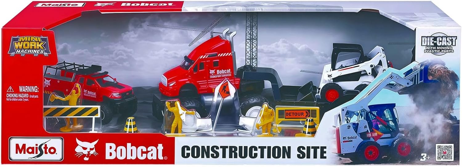 Alternative view of Maisto Mini Work Machines Bobcat İnşaat Seti