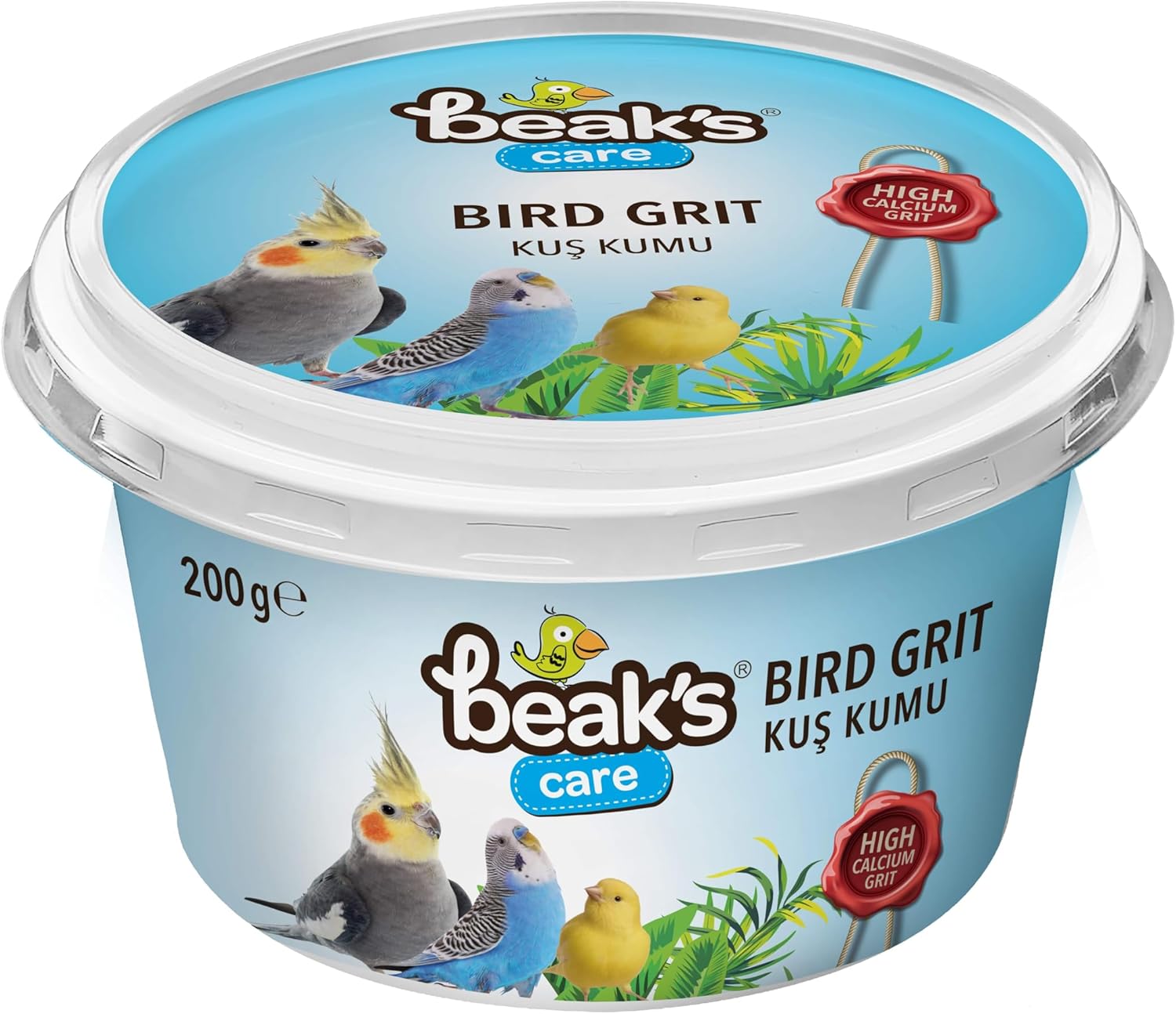 Kuşlar için Ek Besinler, Grit Kuş Kumu, 200 g x 4 adet