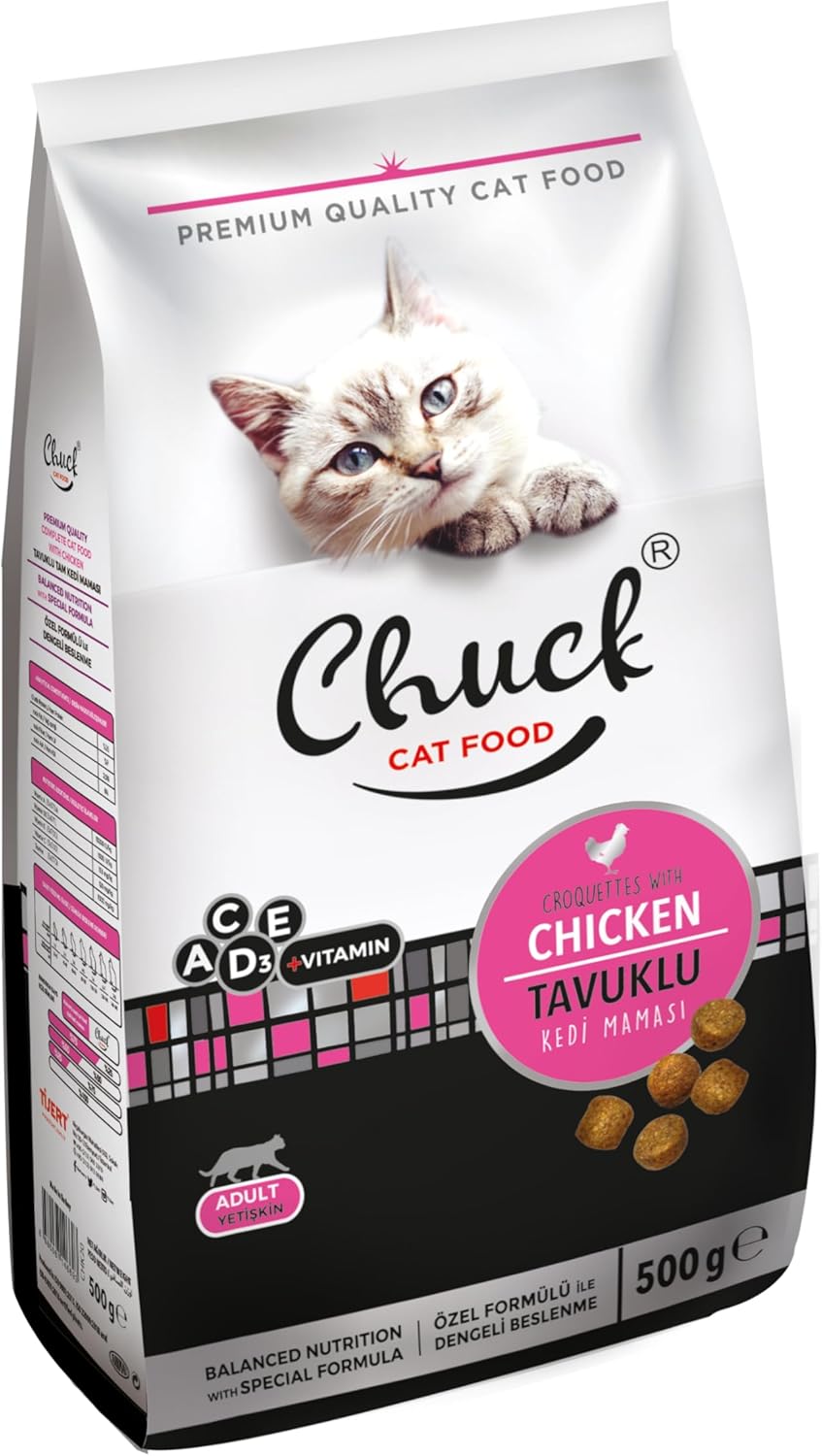 Alternative view of Chuck 500 Gr Kuru Mama, Kedi, Tavuk Etli x 12 adet