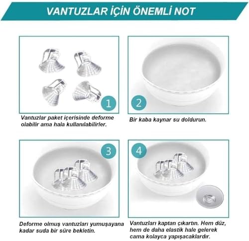 Alternative view of Araç Oto Yan Cam Vantuzlu Güneşlik Perde Seti (2 Parça) - Oto Güneş Koruması, Sıcaklık Azaltıcı ve UV Işınlarına Karşı Koruyucu