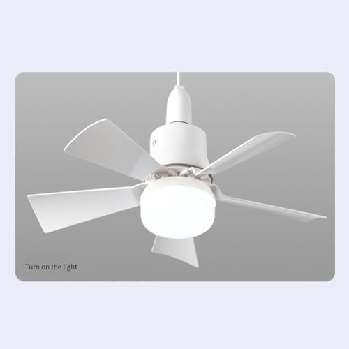 Alternative view of 82 Watt Vantilatör 3 Kademe Hız Dimmerli 3 Renk Led Işık Karayel Kumandalı Fan Torch Led Ampul