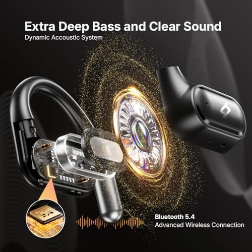SoundFlow OWS Kablosuz Bluetooth Kulaklık - Siyah 2KM156S