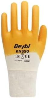Alternative view of Beybi Kn350 Nitril Sarı Iş Eldiveni 12 Çift - 10 Numara