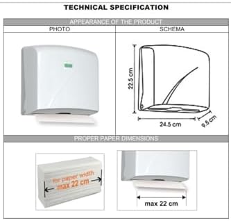 Z Katlama Dispanser Havlusu Dispanseri Abs Plastik,915