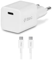 Smart Charger Pro PD 20W Şarj Aleti (Type-C Şarj Adaptörü + Type-C to Type-C Kablo) Beyaz-2SCP01CB