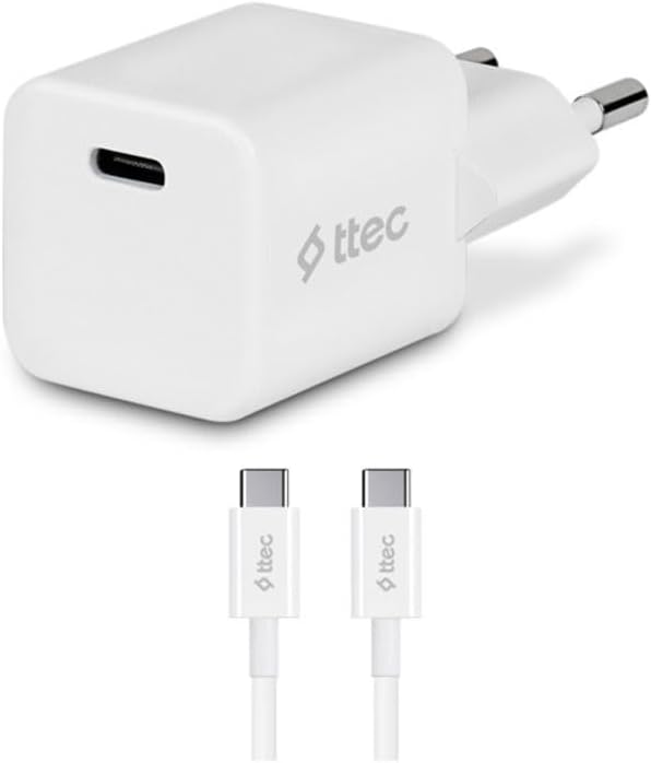 Alternative view of Smart Charger Pro PD 20W Şarj Aleti (Type-C Şarj Adaptörü + Type-C to Type-C Kablo) Beyaz-2SCP01CB