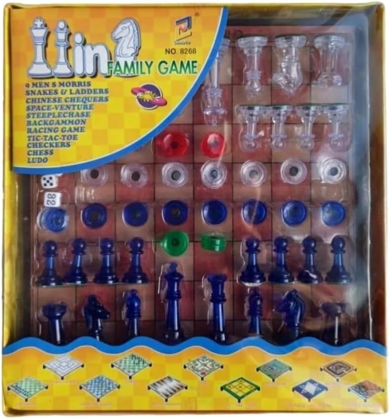 11 in 1 Satrançlı Oyun Seti