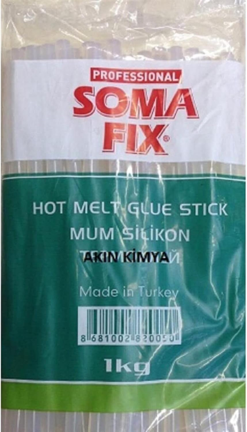 Somafıx 1 Kg 11.3X300 Mm Kalın Mum Silikon Çubuk Şeffaf