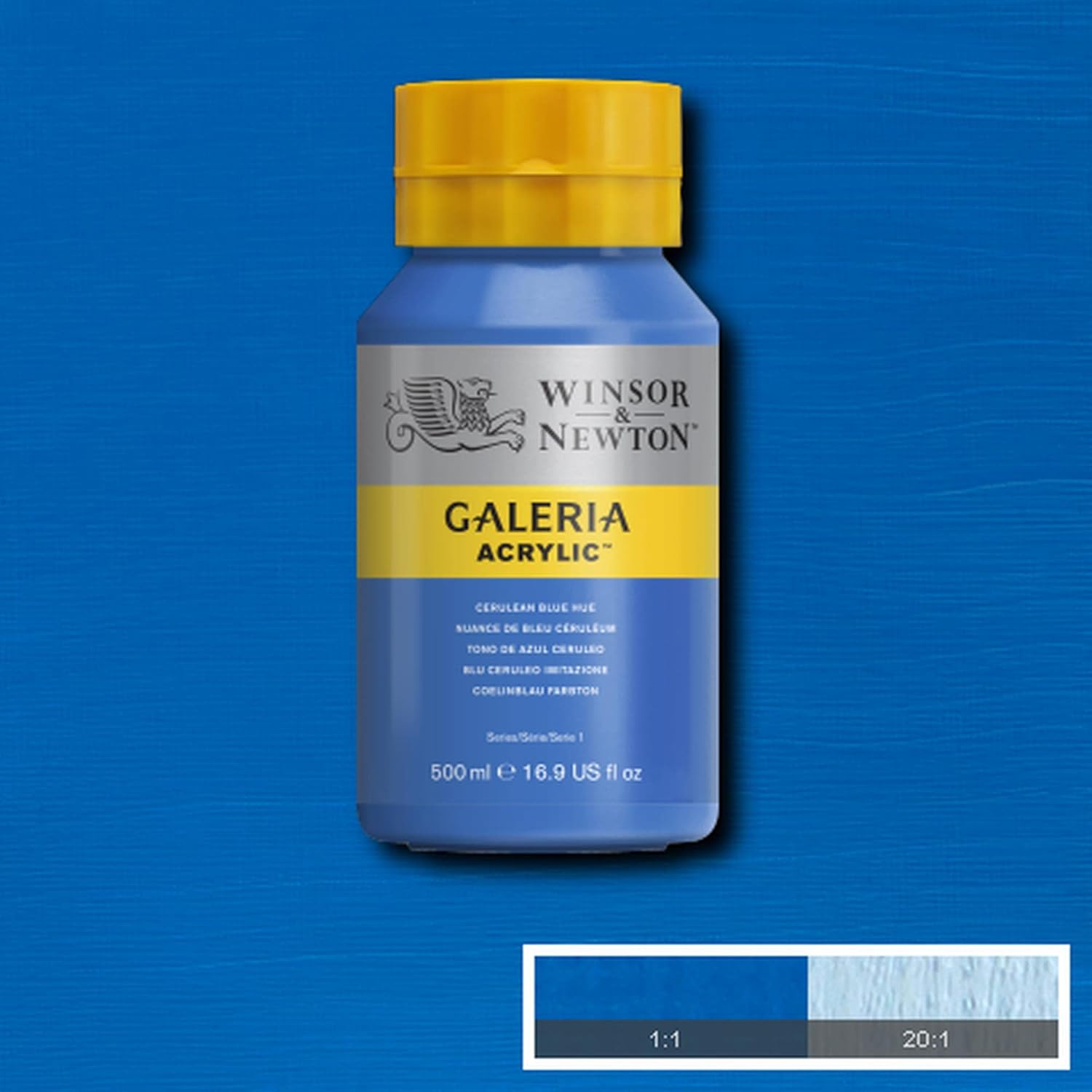 Alternative view of Newton Galeria Akrilik Boya 500ml Cerulean Blue Hue